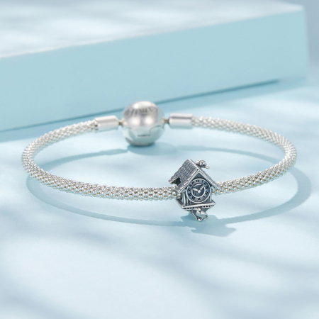 Pandantiv argint ceas cu cuc [5]