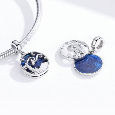 Pandantiv argint cer albastru [3]