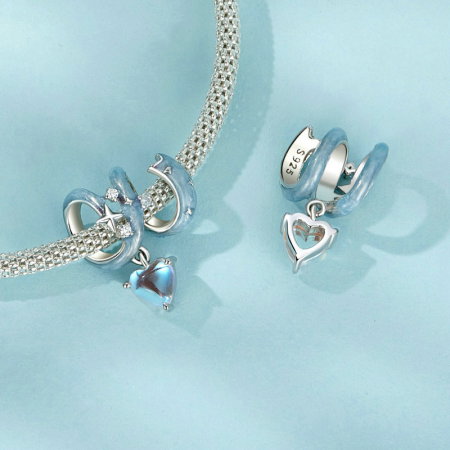 Pandantiv argint cer instelat [5]