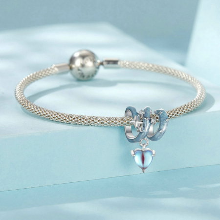 Pandantiv argint cer instelat [2]