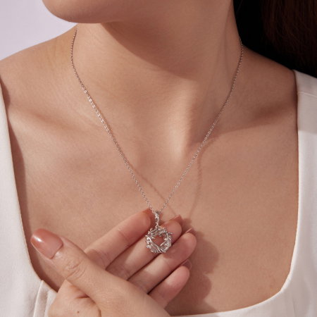 Pandantiv argint copacul vietii cu Zirconia [4]