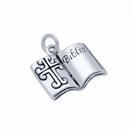 Pandantiv argint 925 masiv cu Sfanta Biblie