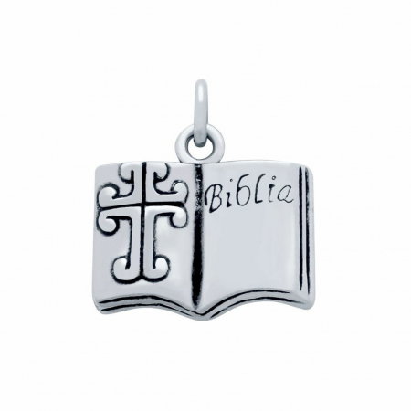 Pandantiv argint 925 masiv cu Sfanta Biblie [1]