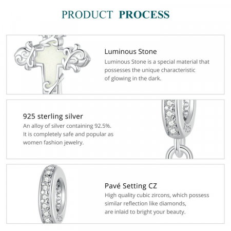 Pandantiv argint  cruce luminoasa [17]