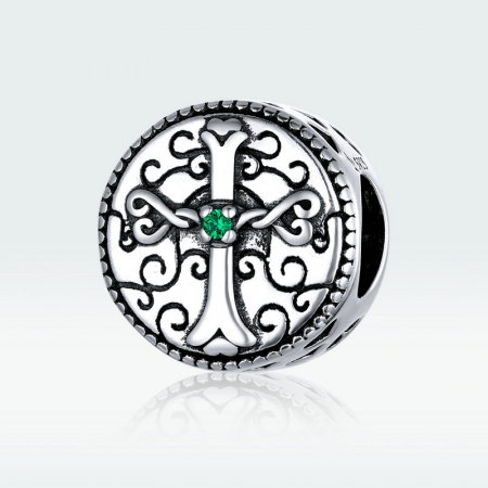 Pandantiv argint cruce vintage [4]