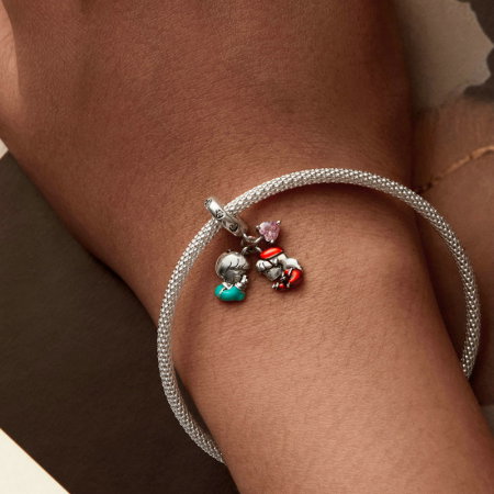 Pandantiv argint cu baietel si fetita [1]