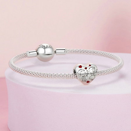 Pandantiv argint cu baietel si fetita [5]