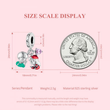 Pandantiv argint cu baietel si fetita [6]