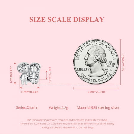 Pandantiv argint cu baietel si fetita [10]