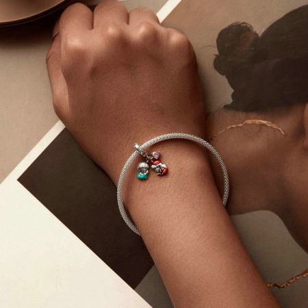 Pandantiv argint cu baietel si fetita [4]