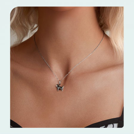 Pandantiv argint cu catel Collie [13]