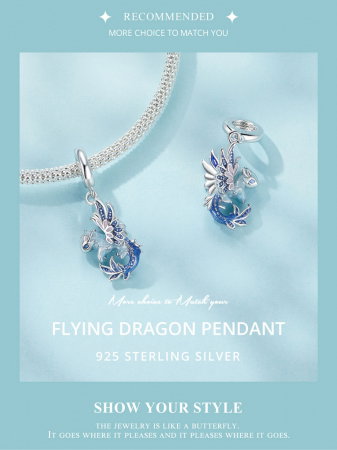 Pandantiv argint cu dragoni [14]