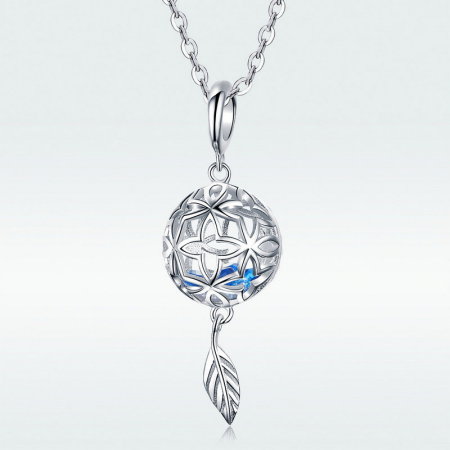 Pandantiv argint cu flori [6]