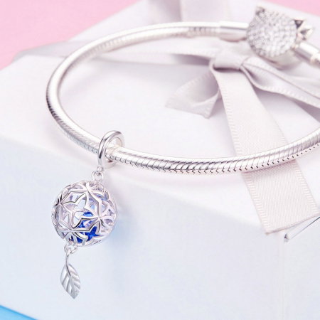 Pandantiv argint cu flori [2]