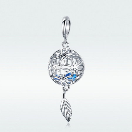 Pandantiv argint cu flori [7]