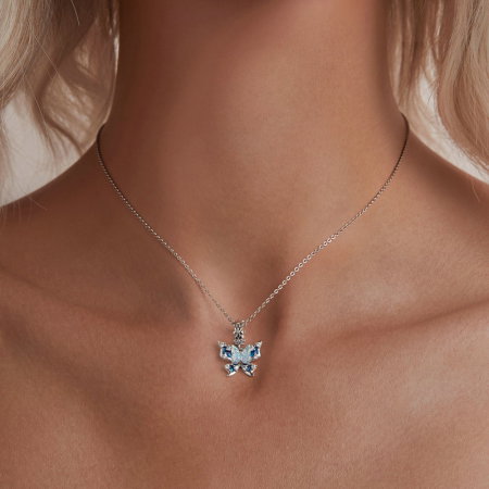 Pandantiv argint cu fluture [5]