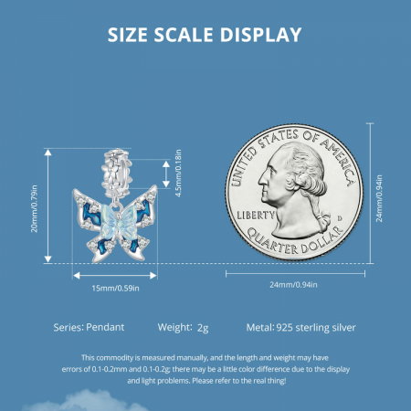 Pandantiv argint cu fluture [13]