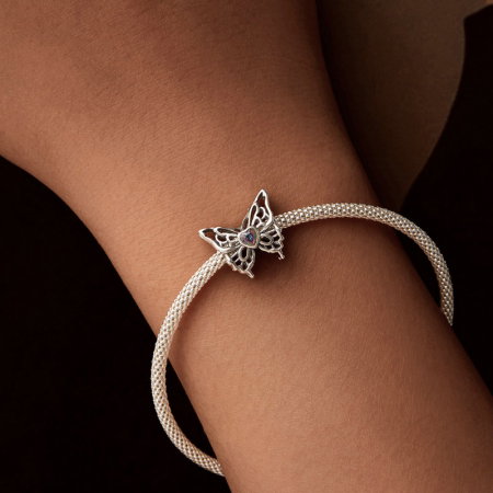 Pandantiv argint cu fluture dansator [1]