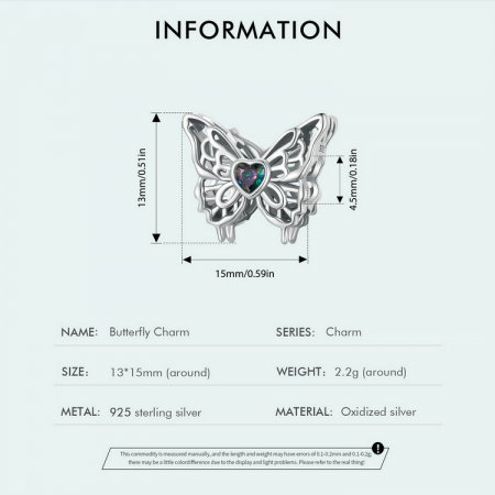 Pandantiv argint cu fluture dansator [7]