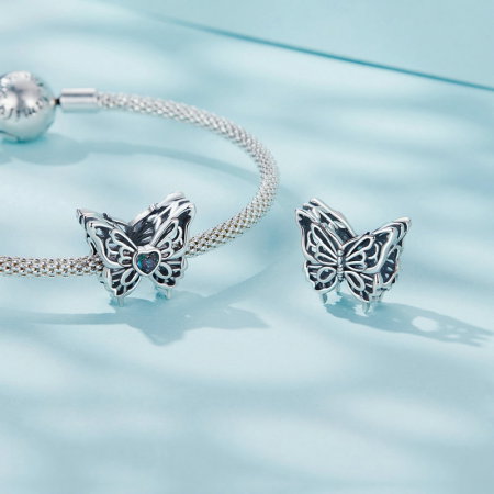 Pandantiv argint cu fluture dansator [5]