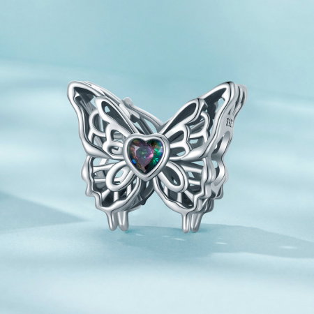 Pandantiv argint cu fluture dansator [3]