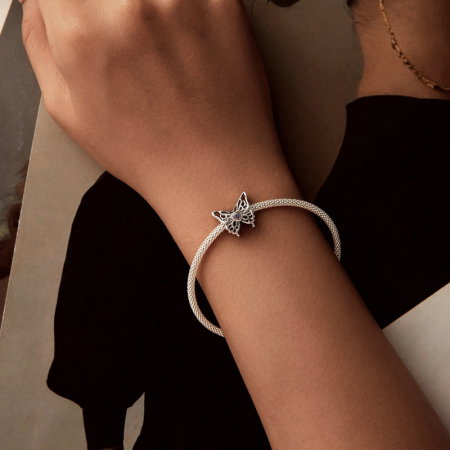 Pandantiv argint cu fluture dansator [4]