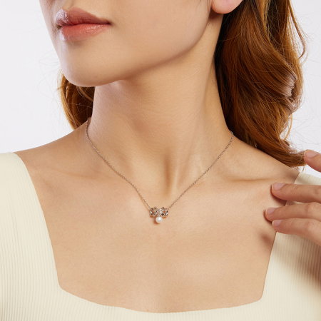 Pandantiv argint cu fundita su perla [12]