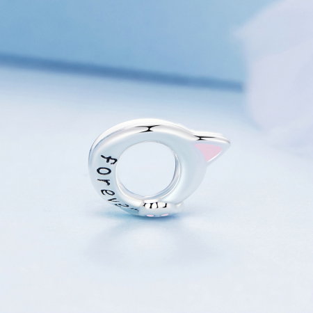 Pandantiv argint cu infinit si pisicuta [4]