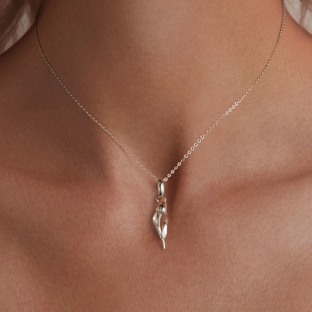 Pandantiv argint cu lalea [5]