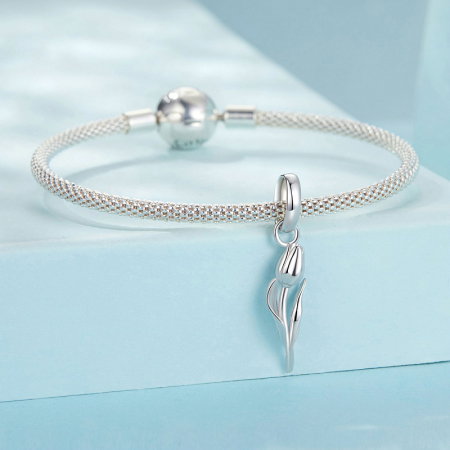 Pandantiv argint cu lalea [6]