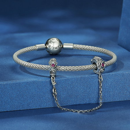 Pandantiv argint cu trandafiri [3]