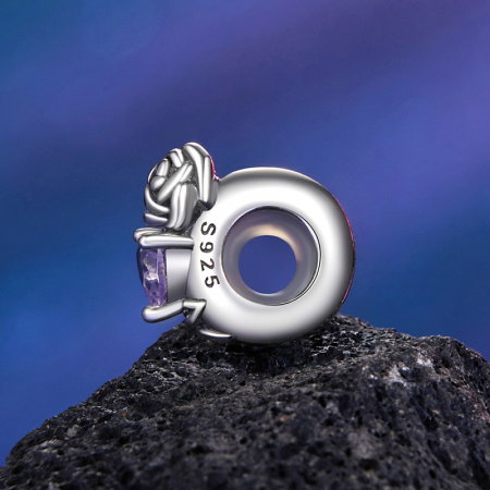 Pandantiv argint cu zirconiu inimioara si iasomie [3]