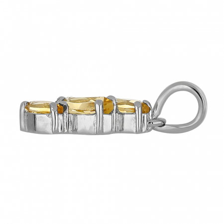 Pandantiv argint elegant cu citrine - PVA0022 [1]