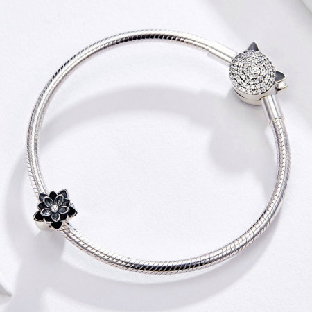 Pandantiv argint floare de lotus [3]