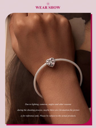 Pandantiv argint inimioara cu floarea vietii [11]