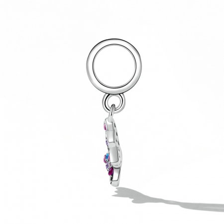 Pandantiv argint fluturas colorat [2]