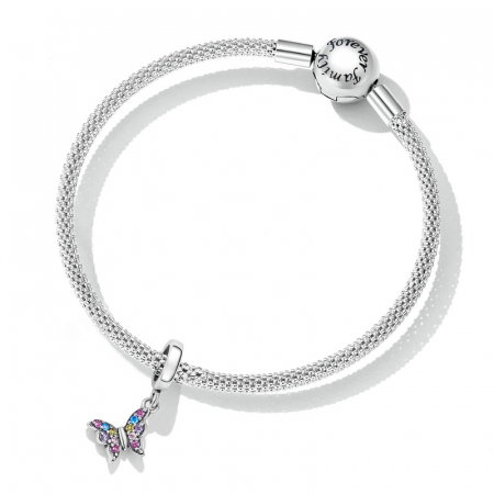 Pandantiv argint fluturas colorat [4]