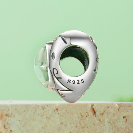 Pandantiv argint Fluturas Verde [3]