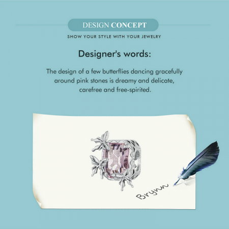 Pandantiv argint cu fluturi [8]