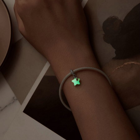 Pandantiv argint fosforescent cu steluta [11]