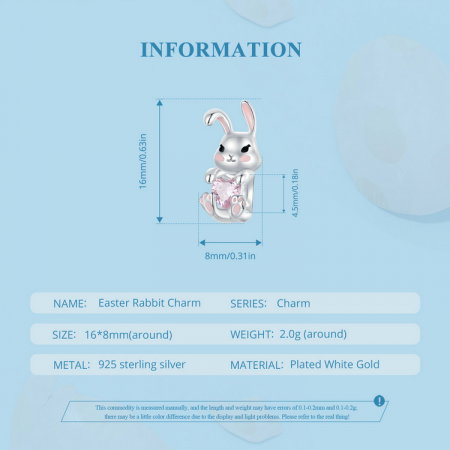 Pandantiv argint iepuras [8]