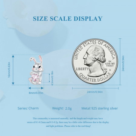 Pandantiv argint iepuras [10]