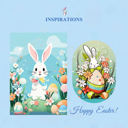 Pandantiv argint iepuras cu ou de Paste [8]