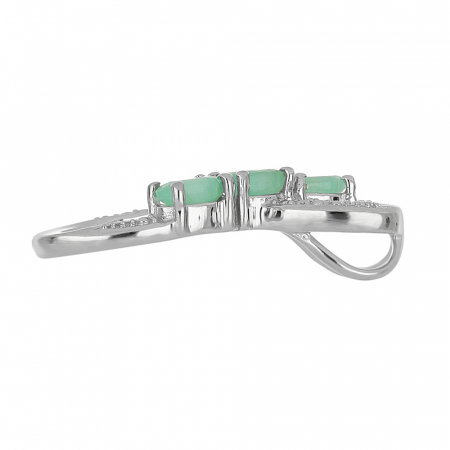 Pandantiv argint Infinity cu Emerald - PVA0010 [1]