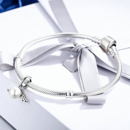 Pandantiv argint ingeras cu perla [2]