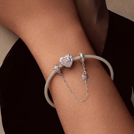 Pandantiv argint Inima cu Elf [6]