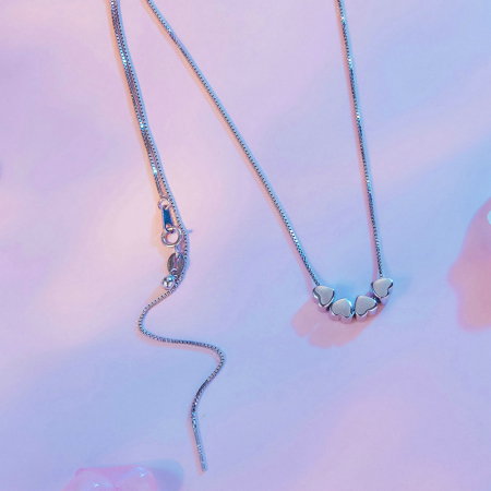 Pandantiv argint inima cu litera L [9]