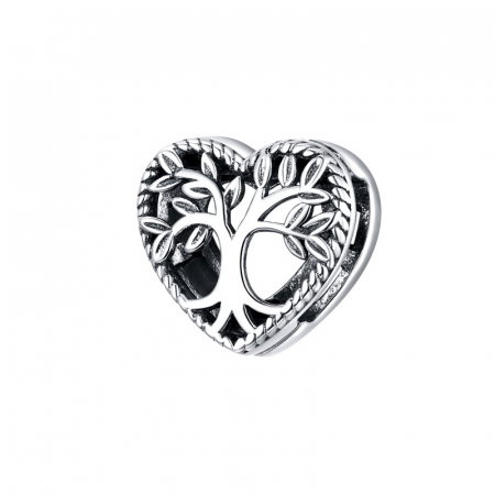 Pandantiv argint inima si copacul vietii