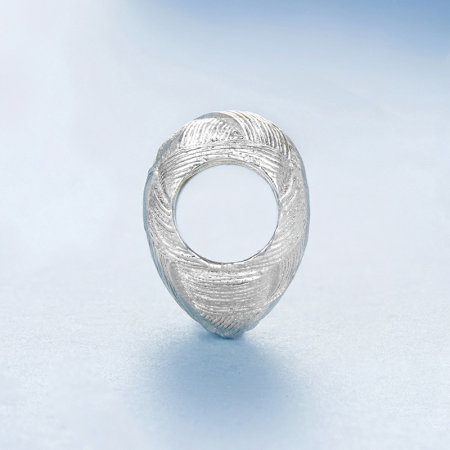 Pandantiv argint inima tesuta [3]