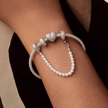 Pandantiv argint inima tesuta [12]